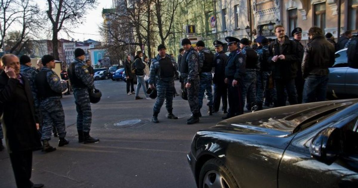 В Києві провели акцію на захист Андріївського узвозу / © Facebook/Юлия Кочетова