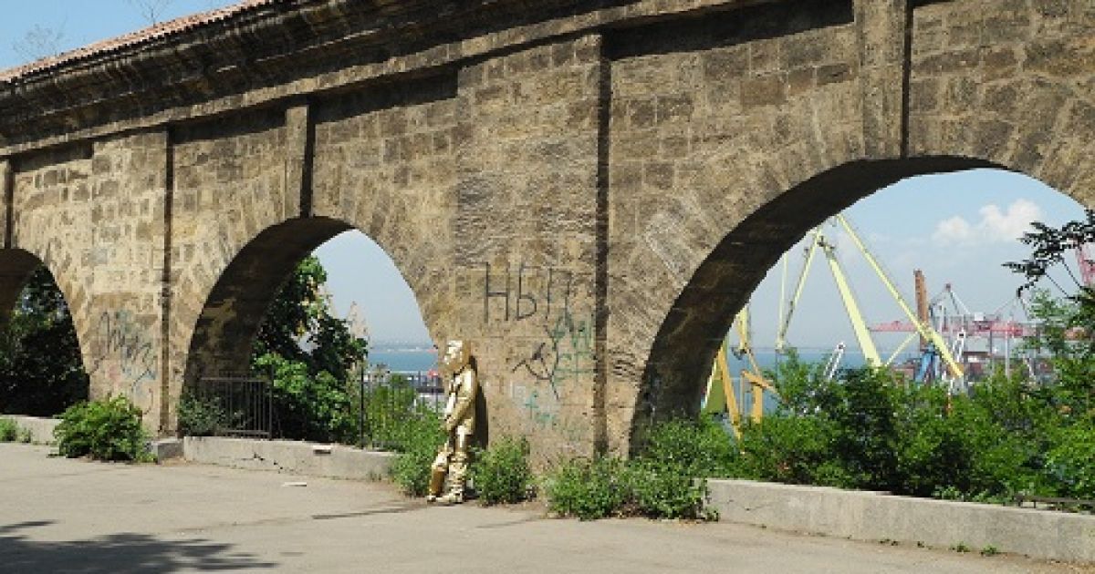Пам&rsquo;ятник "пісяючому Сталіну" в Одесі