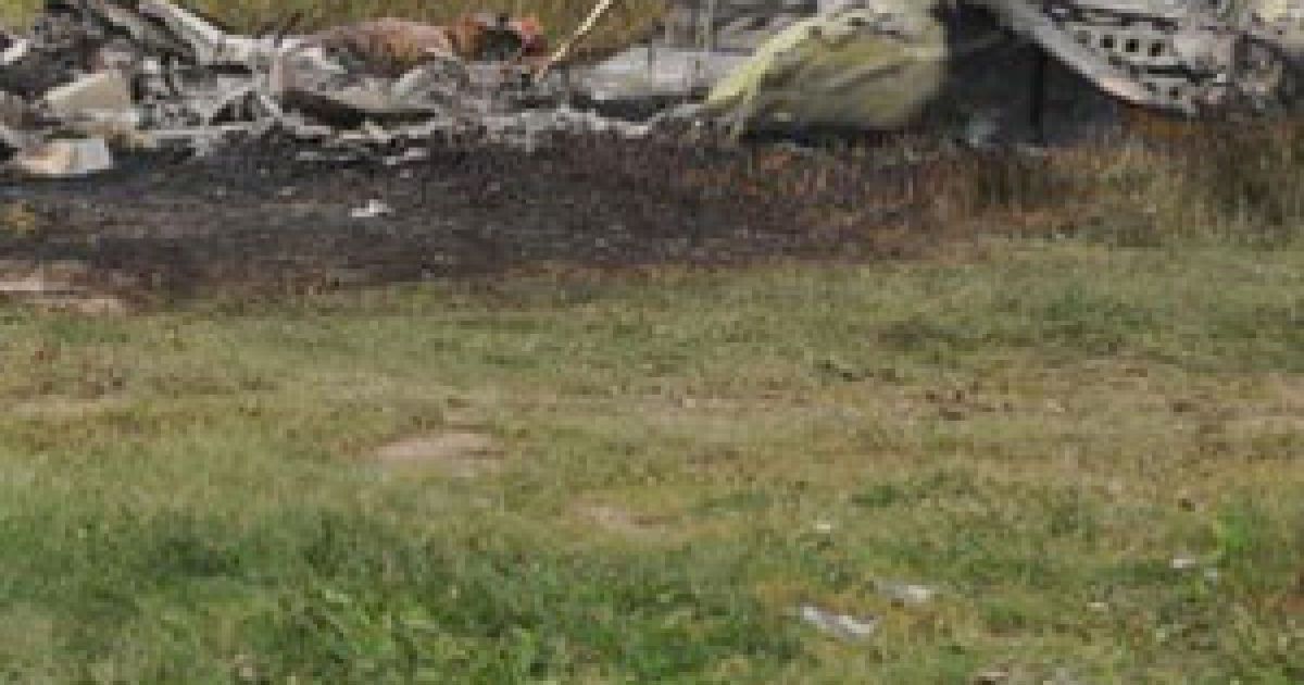 Літак впав одразу після старту