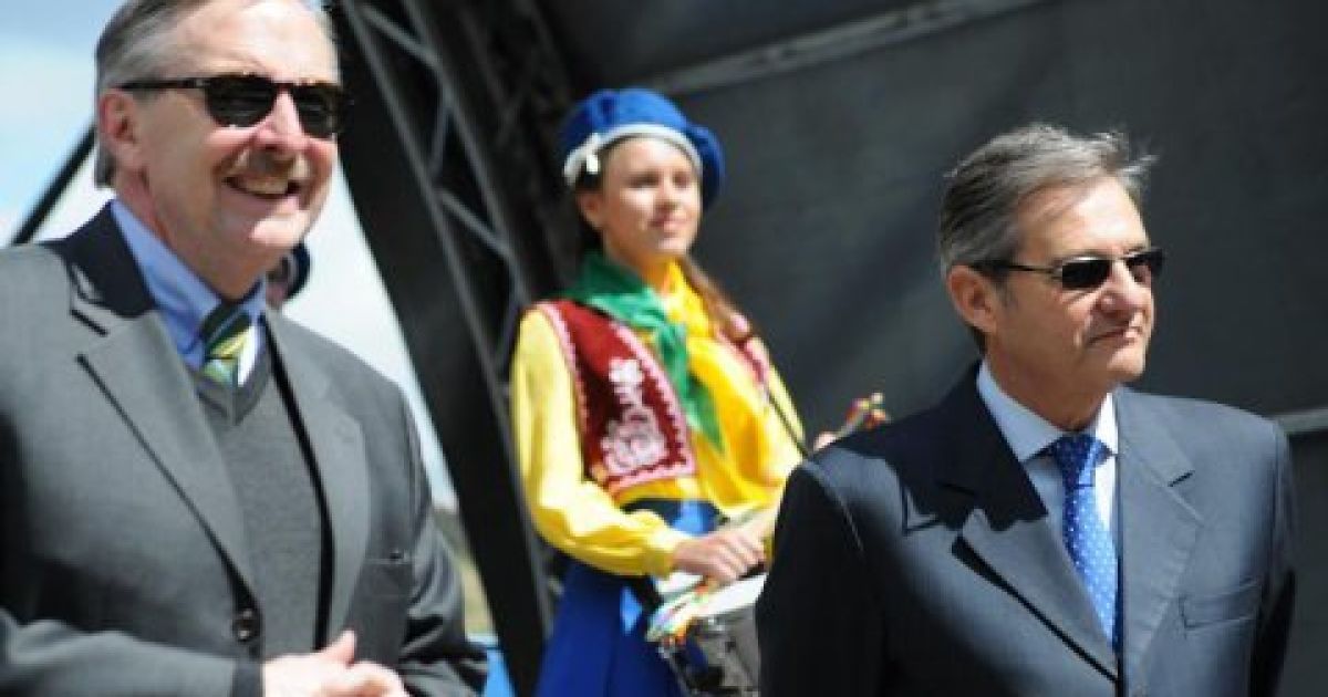 Посол Німеччнини в Україні Ганс-Юрген Гамзьот дуже сподівається, що настане час, коли угода про асоціацію України з ЄС буде підписана. / © НБН