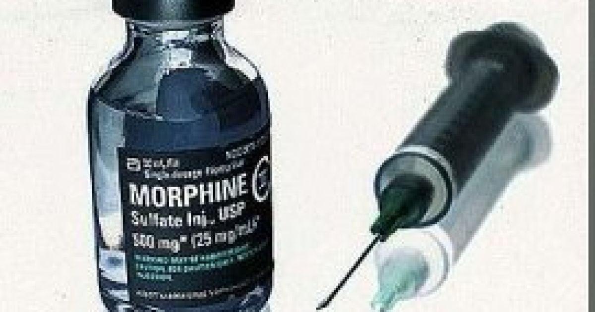 Морфій - остання "приємність"  для хворих на рак