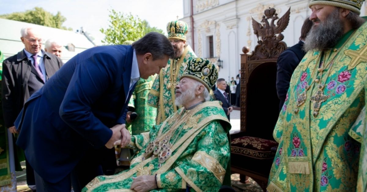 Янукович відвідав Лавру