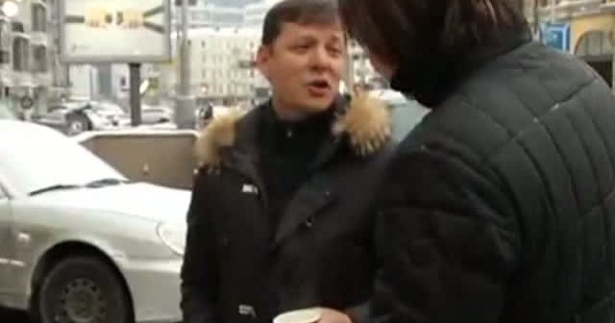 Ляшко - журналісту: "Що ти про мене галіматью показуєш?"