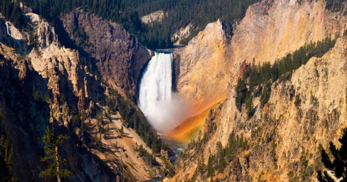 16. Нижній водоспад Єллоустоун, США / © УБР