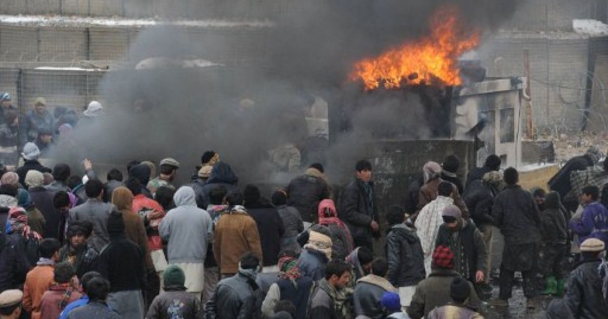 Спалення Корану на базі НАТО викликало масові протести в Афганістані / © AFP