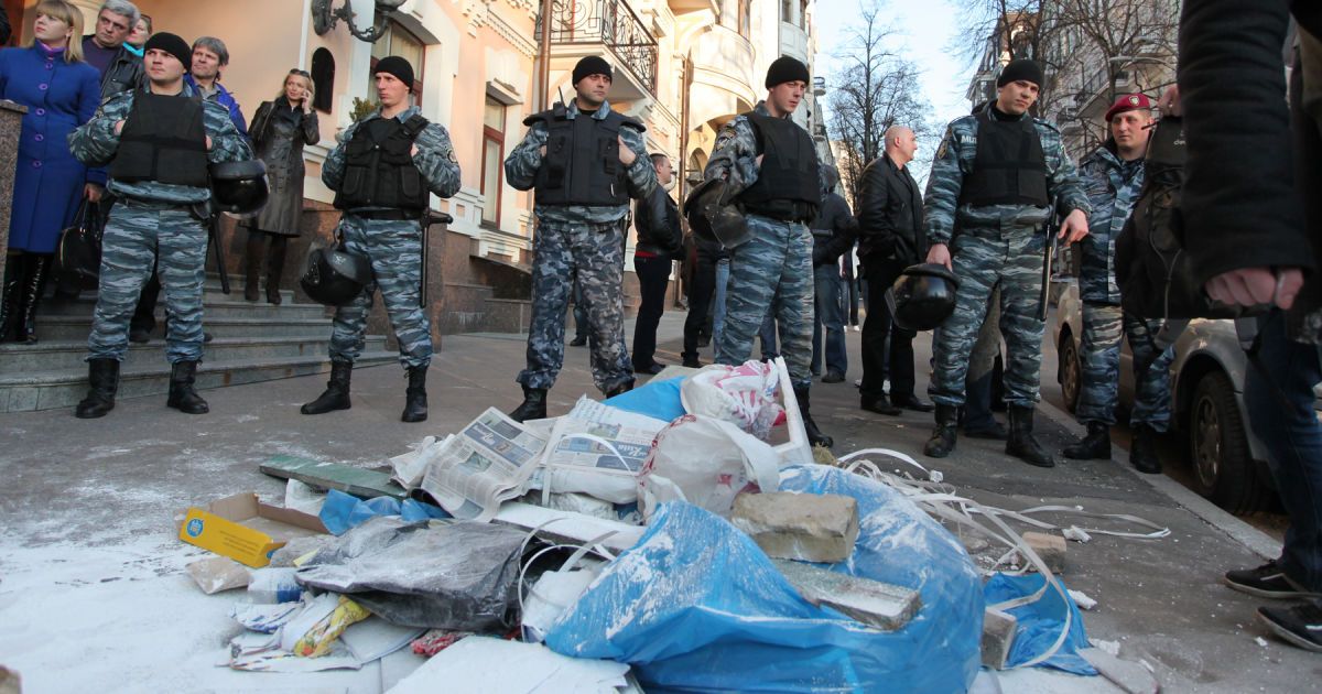 В Києві провели акцію на захист Андріївського узвозу