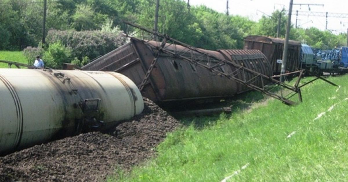 Велика залізнична аварія на Львівщині / © ГУ МНС України в Львівській області
