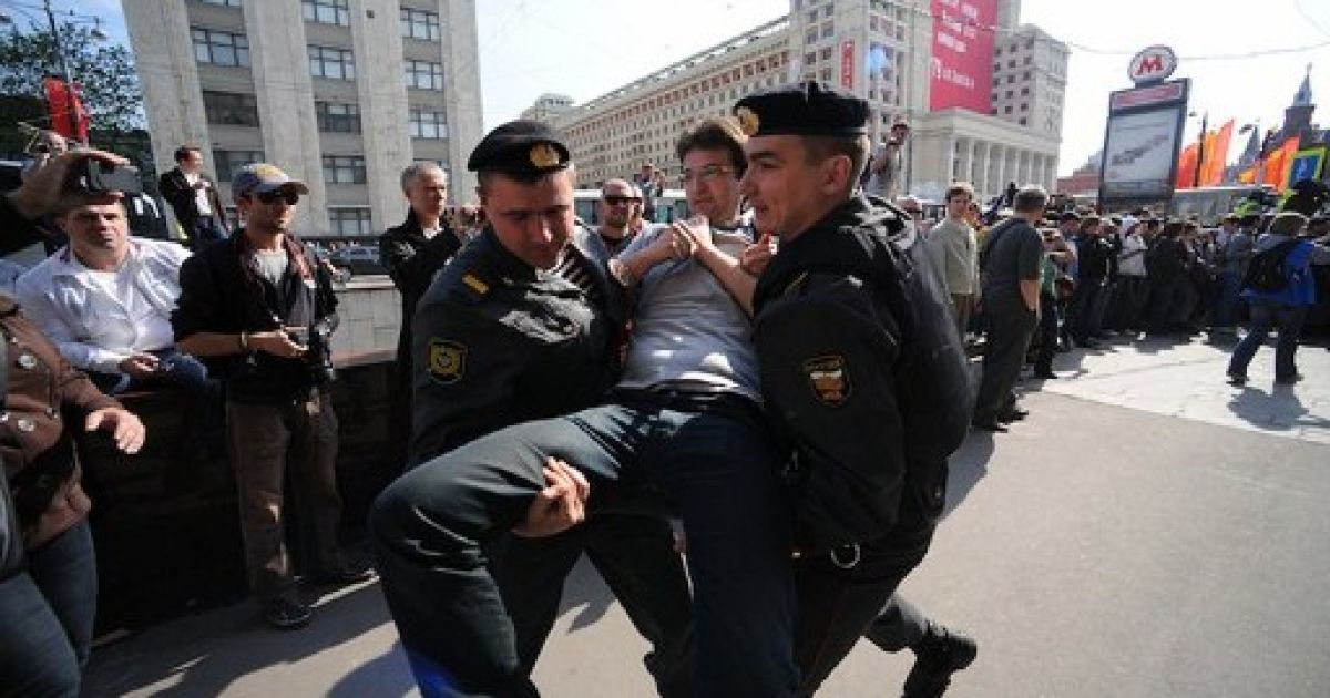 Протести в Росії проти інавгурації Путіна_2 / © AFP