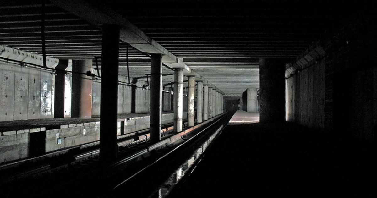 Станція &laquo;Теличка&raquo;. Доробок під перспективну станцію, відкриття якої передбачає знесення промзони в урочищі Нижня Теличка і зведення там житлових масивів / © zametkiev