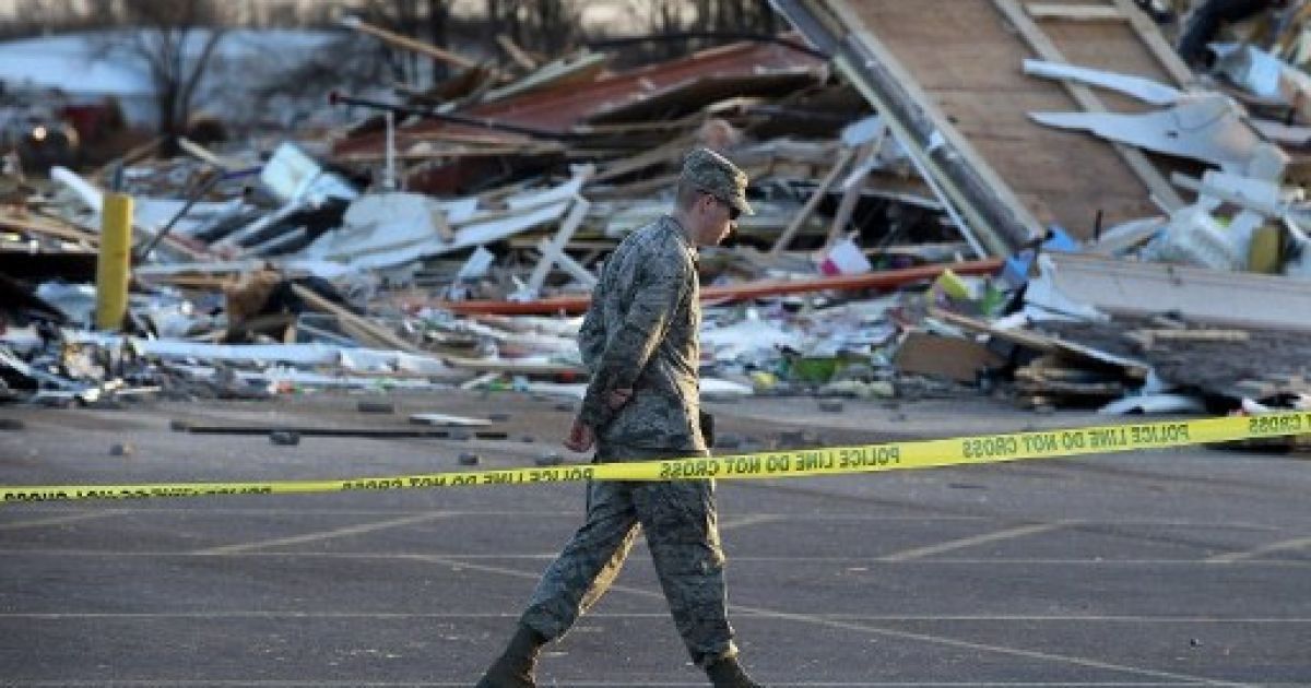 По США прокотилася хвиля руйнівних торнадо / © AFP