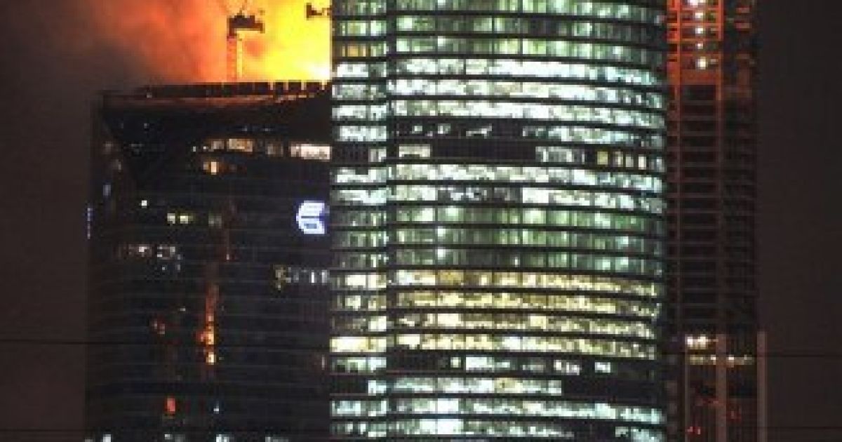 Пожежа у "Москва-Сііті" / © AFP