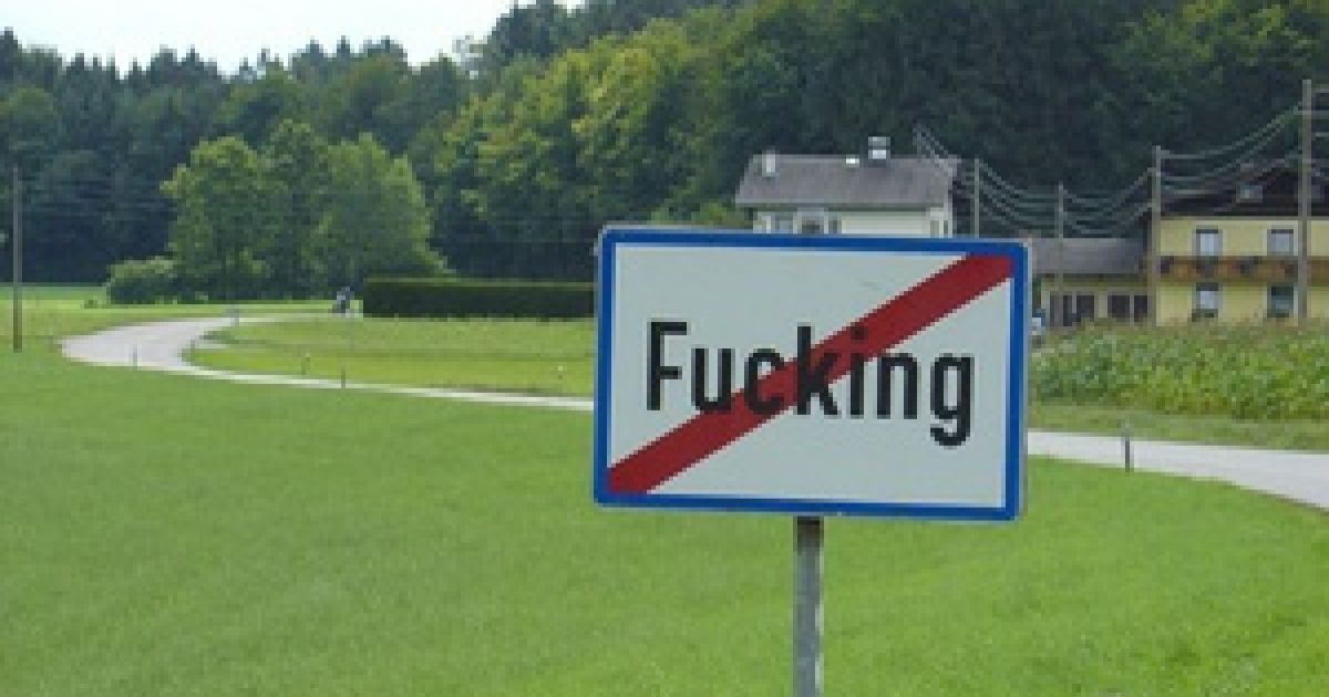 Село Fucking в Австрії хоче змінити назву