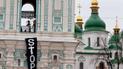FEMEN захопили дзвіницю Софії Київської на захист абортів