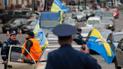 Акція протесту таксистів у центрі Києва