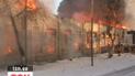 У Львові гасять масштабну пожежу на меблевих складах