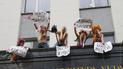 Акція FEMEN перед Генпрокуратурою на підтримку Оксани Макар
