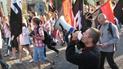 У Києві сталася невеличка сутичка між українськими та російськими націоналістами