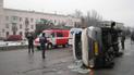 У Запоріжжі після зіткнення з вантажівкою маршрутку порвало на шматки