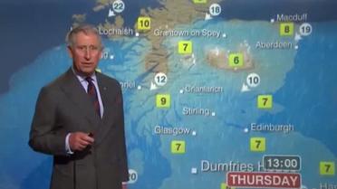 Принц Чарльз провів випуск прогнозу погоди на телеканалі BBC Scotland