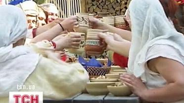 В парке "Киевская Русь" реконструировали гуляния 9-12 века