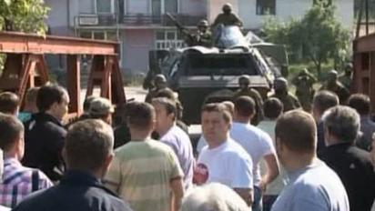 У Косові відбулися сутички між місцевими сербами і миротворцями НАТО
