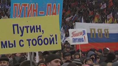 Путін виступив перед своїми прихильниками
