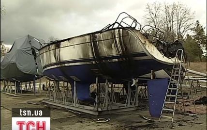 У Вишгороді спалили яхту банкіра-мільйонера