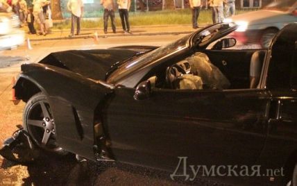 У ДТП в Одесі вщент розбився шикарний суперкар за 120 тисяч дол. (фото)