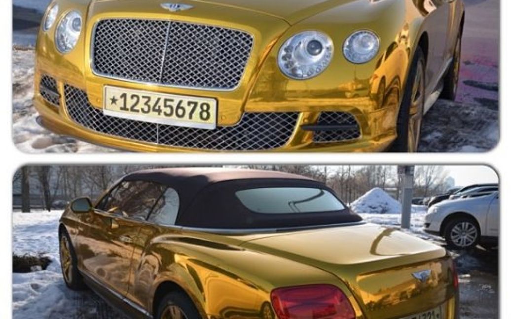 Bentley роз&#039;їжджає Києвом / © ВКонтакте