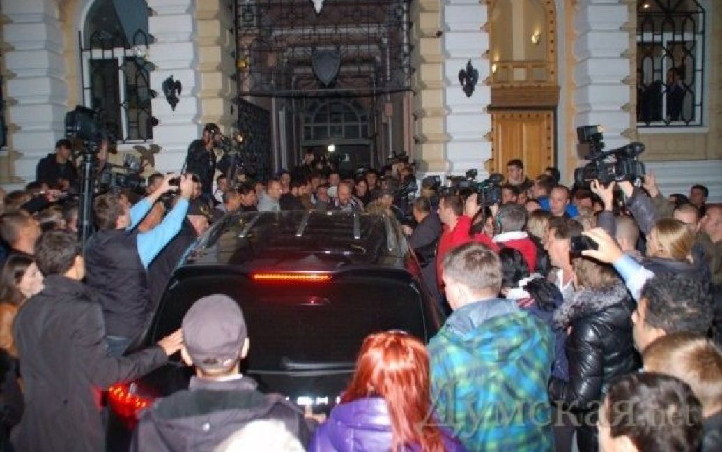 В Одесі штурмують міліцію / © Думская.net