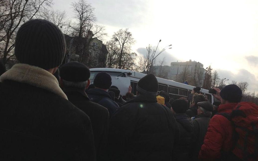 Євромайдан переїхав на Михайлівську площу / © Фото з соцмереж