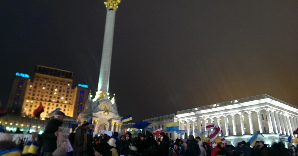 Студентський Євромайдан у розпалі