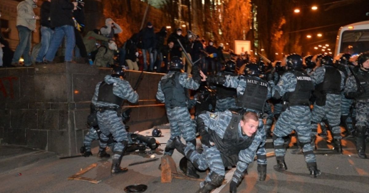 Бійка під пам&rsquo;ятником Леніну