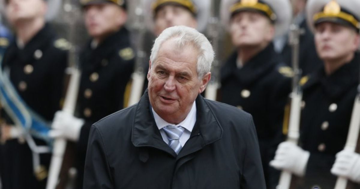 Земан: санкции вредят экономическим отношениям