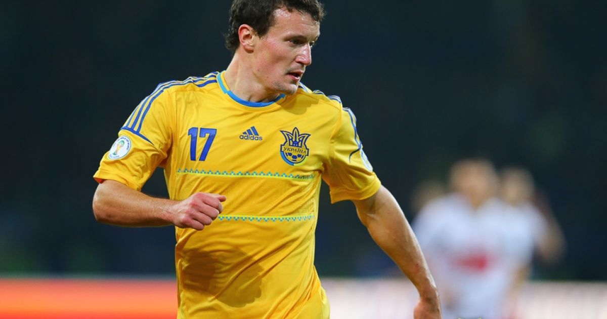 Федецкий в матче за сборную Украины