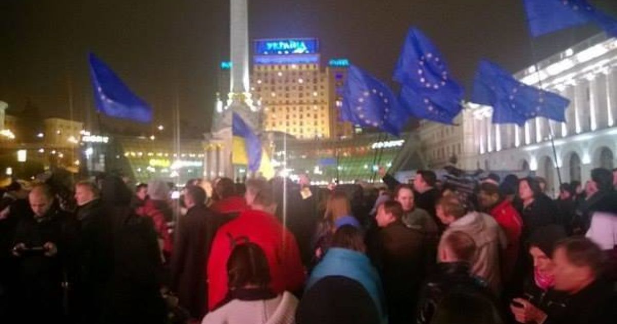 Прихильники євроінтеграції пішли зі своїми вимогами до Адміністрації президента