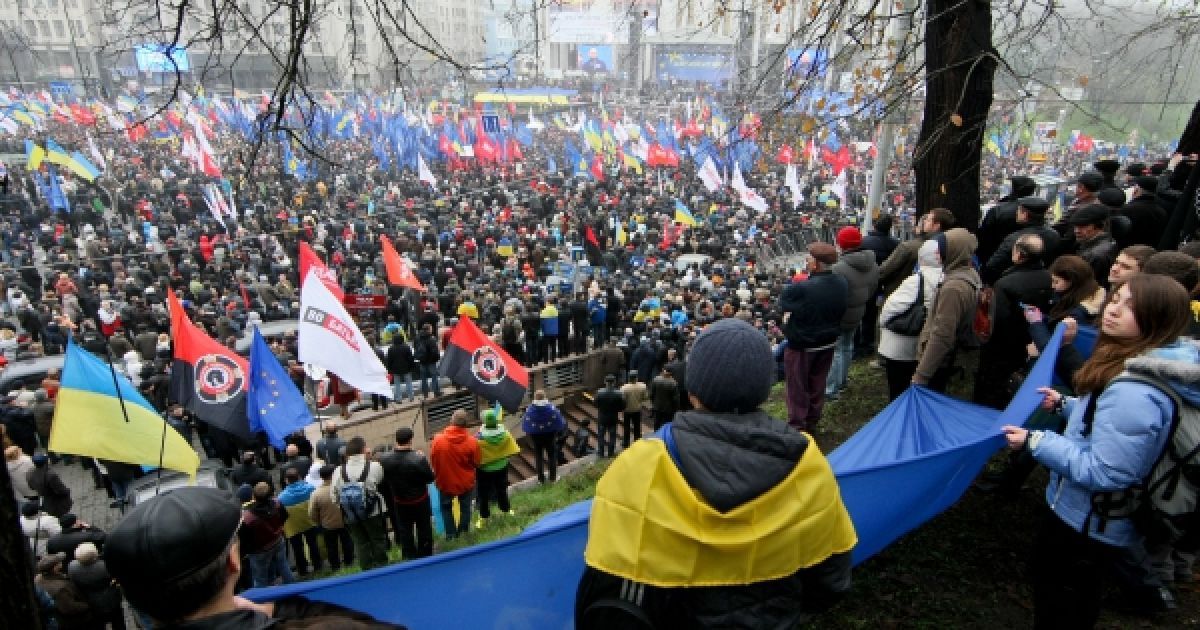 Мітинг за євроінтеграцію / © Українське фото
