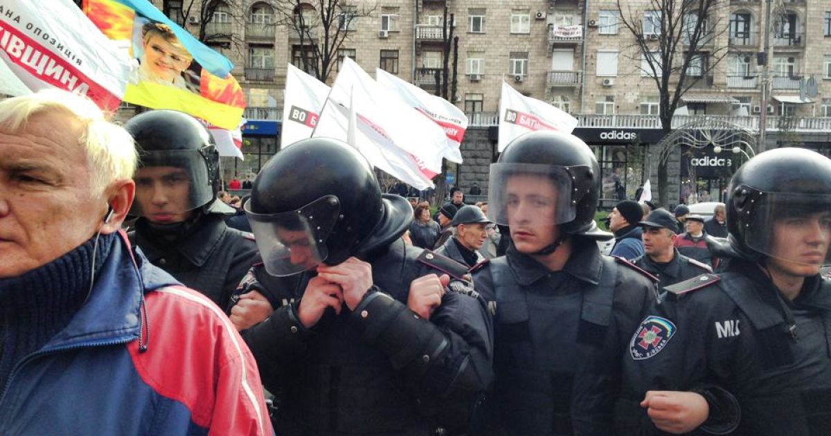 Київраду охороняють "беркутівці"