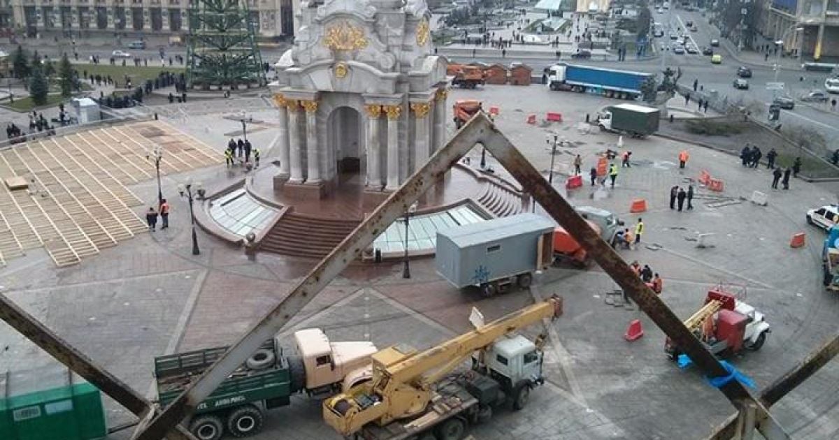 Київська влада хоче "забронювати" Майдан і Європейську площу до Різдва