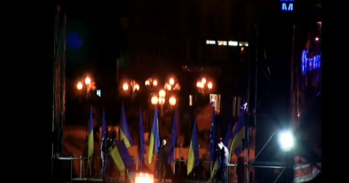 Ще одна ніч на Євромайдані пройшла без кровопролиття