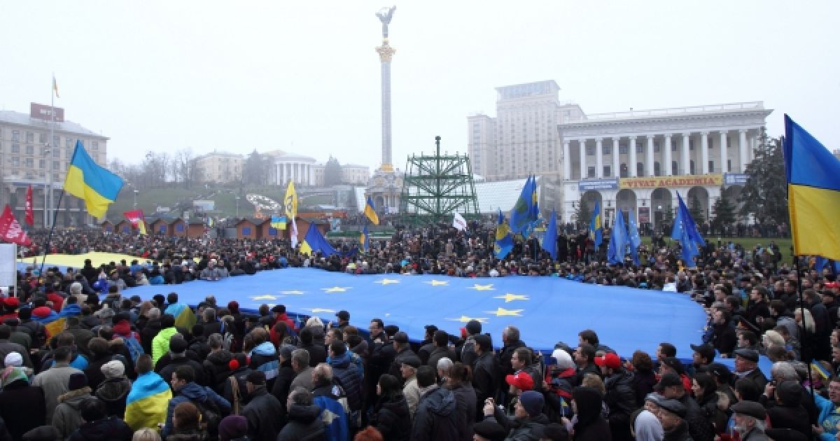 Мітинг за євроінтеграцію / © Українське фото