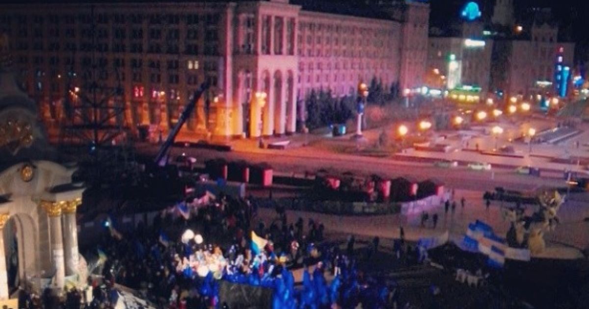 Так виглядав Майдан сьогодні вранці