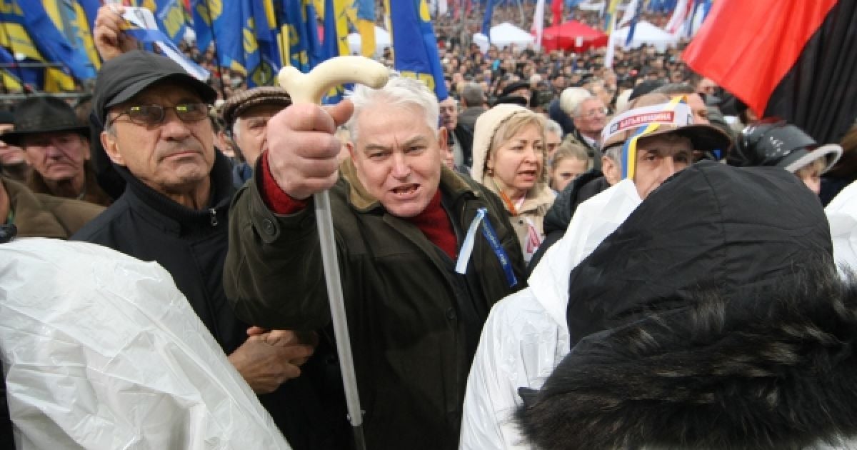 Мітинг за євроінтеграцію / © Українське фото