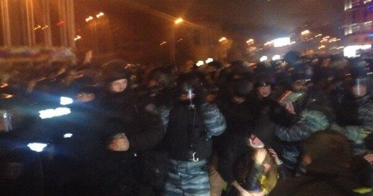 "Беркут" влаштував зачистки на Євромайдані