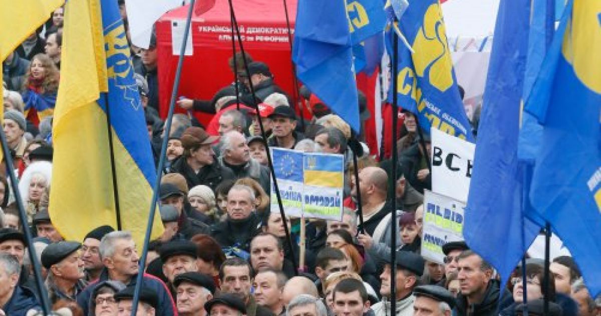 Мітинг за євроінтеграцію / © УНІАН