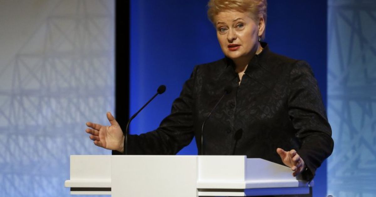 Грибаускайте отклонила приглашение Путина.