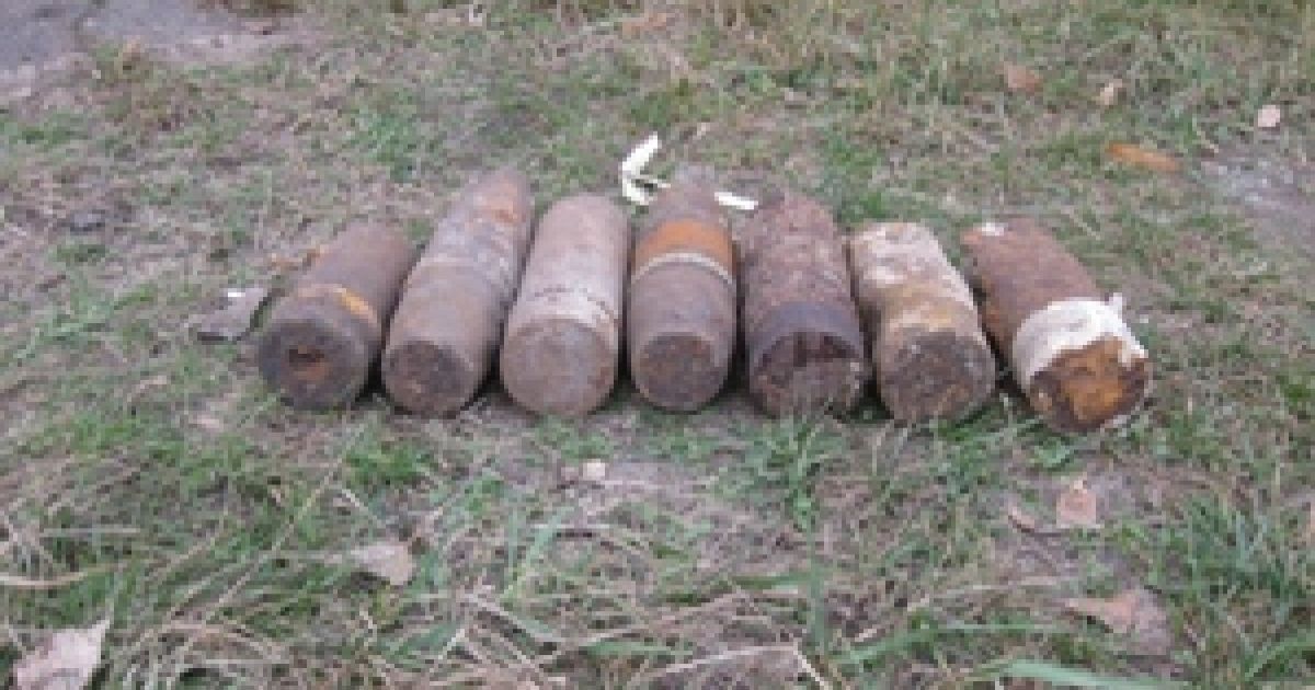У центрі Києва виявили 12 боєприпасів