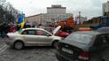 Автолюбителі перекривають вулиці у центрі Києва