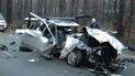 Від сильного зіткнення автомобілі зім&rsquo;яло, як бляшанки
