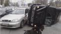 Водій позашляховика протаранив три автомобілі